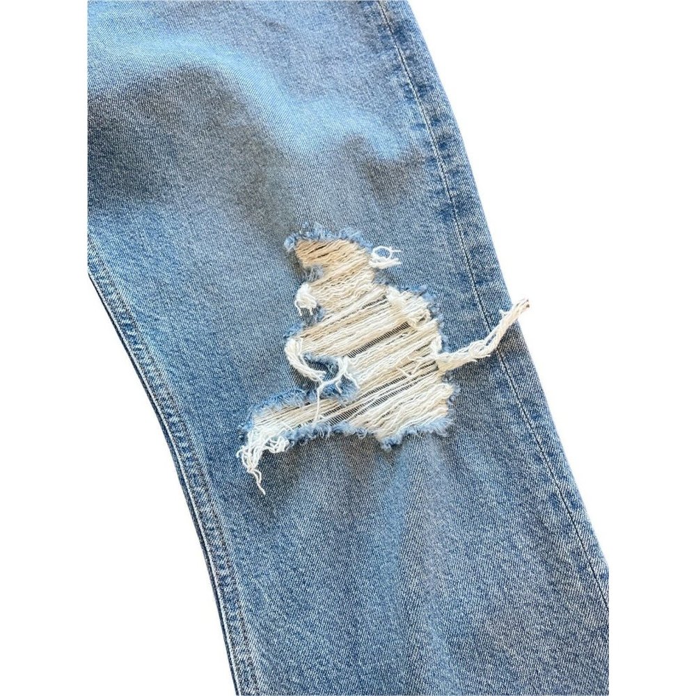 Agolde Riley High Rise Straight Crop Jeans Whiplash NWT - Picture 3 of 10